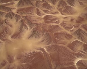 Mars landscape seen from far up above - Barren arid wasteland