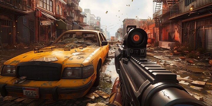 Engage in intense first-person shooter gameplay, immersing yourself in the action-packed world of FPS gaming.