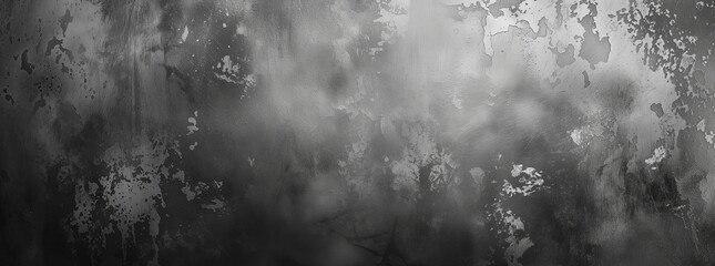 Abstract Black and White Textured Background with Smoky Patterns Background