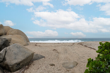 A view from Tayrona National Park, Santa Marta, Colombia