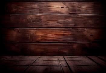 The texture of an old rustic wooden fence made of flat processed boards