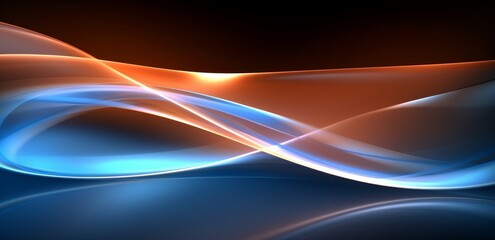 Naklejka premium colorful gradient wave background