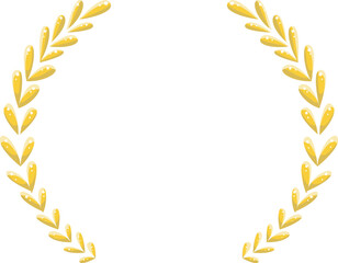 Circle frame for wedding celebration and so on