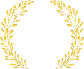 Circle frame for wedding celebration and so on