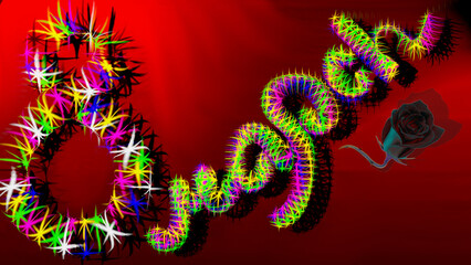 March 8, Women's Day.
Calendar date and flower, congratulatory illustration for beloved ladies.