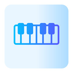 piano gradient icon