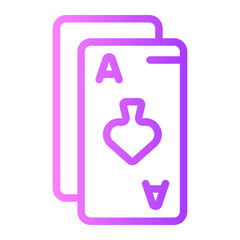 poker gradient icon