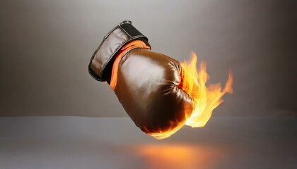 boxing gloves on black wallpaper flaming boxing glove on neutral background, boxer fist on fire, abstract photo