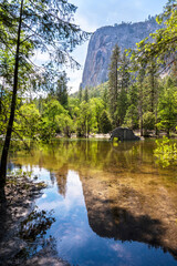 El Capitan and Merced River in Yosemite National Park.
