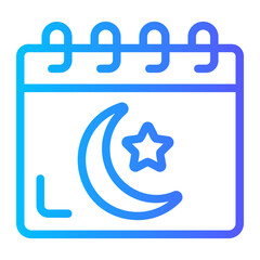 calendar gradient icon