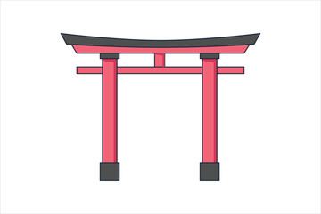 Spring Japan Style Sticker Design