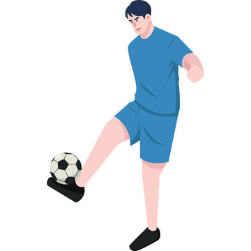 Football Flat Illustration