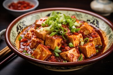 Chinese national dish Ma Po Tofu