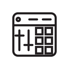 calendar icon vector