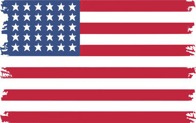 american flag vector