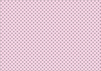 日本の伝統紋様 市松模様（石畳）のシームレスパターン 赤