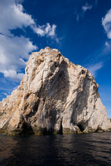 rock and sea, Promontorio di Punta Giglio dal mare. Alghero, SS, Sardegna, Italy