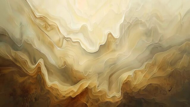 abstract background with brown and yellow marble pattern, digitally generated image