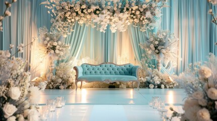 Grand Wedding Stage Design