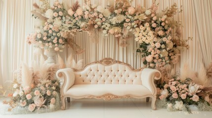 Luxurious Wedding Lounge Decor