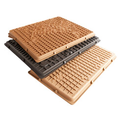 Naklejka premium Floor Mats PNG Cutout, Generative AI