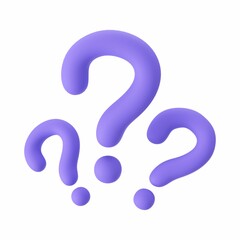 Question Mark Sign. 3D question Mark illustrations. Question Mark 3D Icon.  - 62