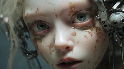 Doll close-up, Hyper Real