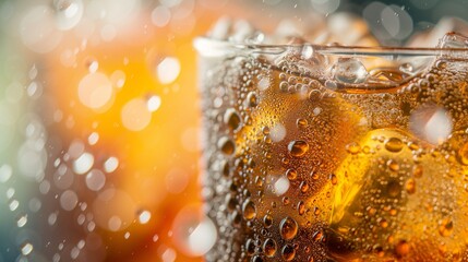 Fun and Joy: A Glass of Sparkling Drink