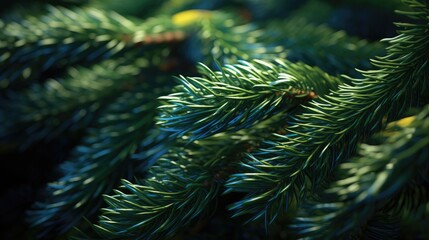 Fir close-up, Hyper Real