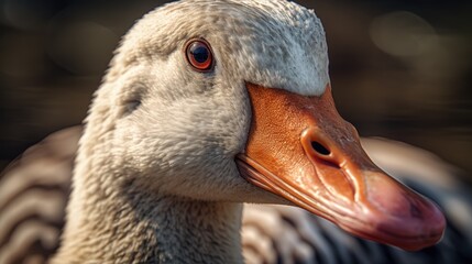 Goose close-up, Hyper Real