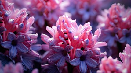 Hyacinth close-up, Hyper Real