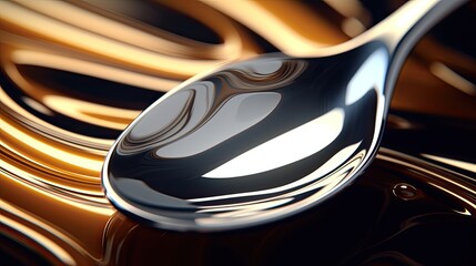 Spoon close-up, Hyper Real