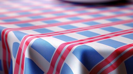 Obraz premium Tablecloth close-up, Hyper Real