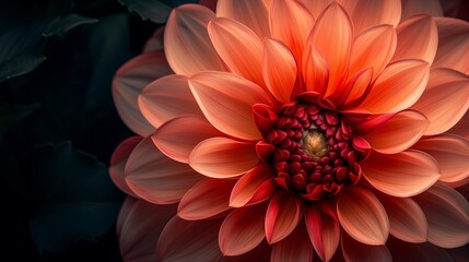 The tranquil presence of a blooming dahlia brings a sense of peace to the garden scene.