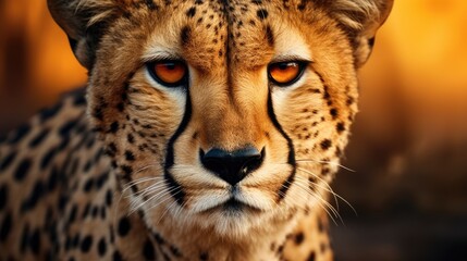 Cheetah close-up, Hyper Real