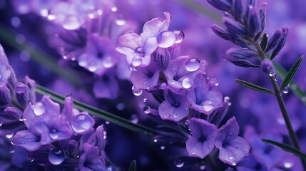 Lavender close-up, Hyper Real