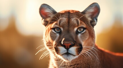 Puma close-up, Hyper Real