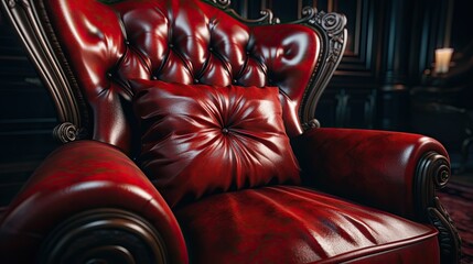 Armchair close-up, Hyper Real
