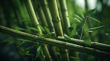Bamboo close-up, Hyper Real