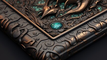 Case for tablet close-up, Hyper Real