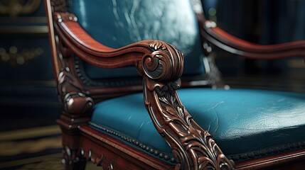 Chair close-up, Hyper Real
