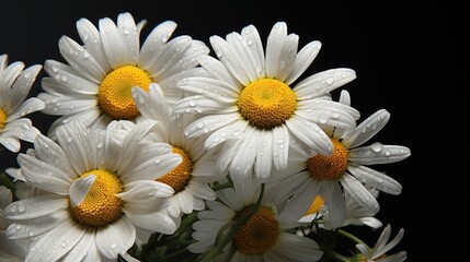 Obraz premium Chamomile close-up, Hyper Real