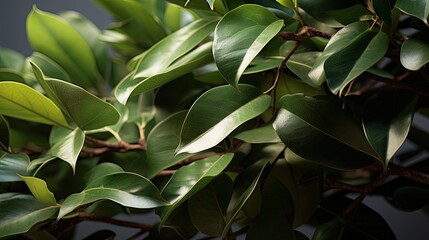 Ficus close-up, Hyper Real