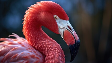Flamingo close-up, Hyper Real