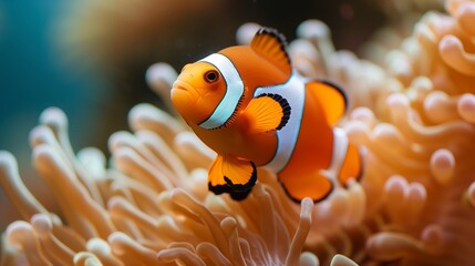 Underwater photography showcasing the clownfish's vibrant home environment.