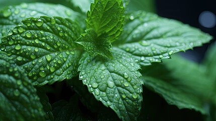 Mint close-up, Hyper Real