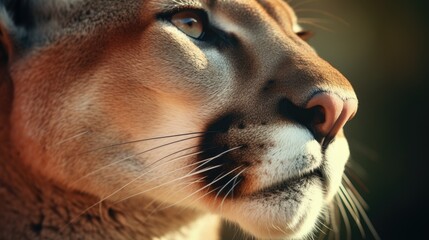 Puma close-up, Hyper Real