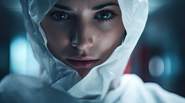 Psychiatric nurse close-up, Hyper Real
