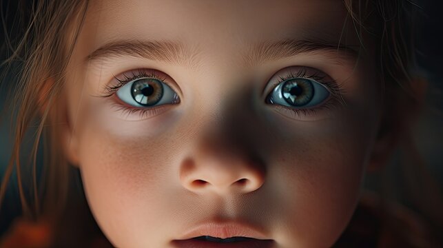 Psychotherapist for children close-up, Hyper Real