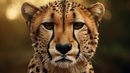 Cheetah close-up, Hyper Real